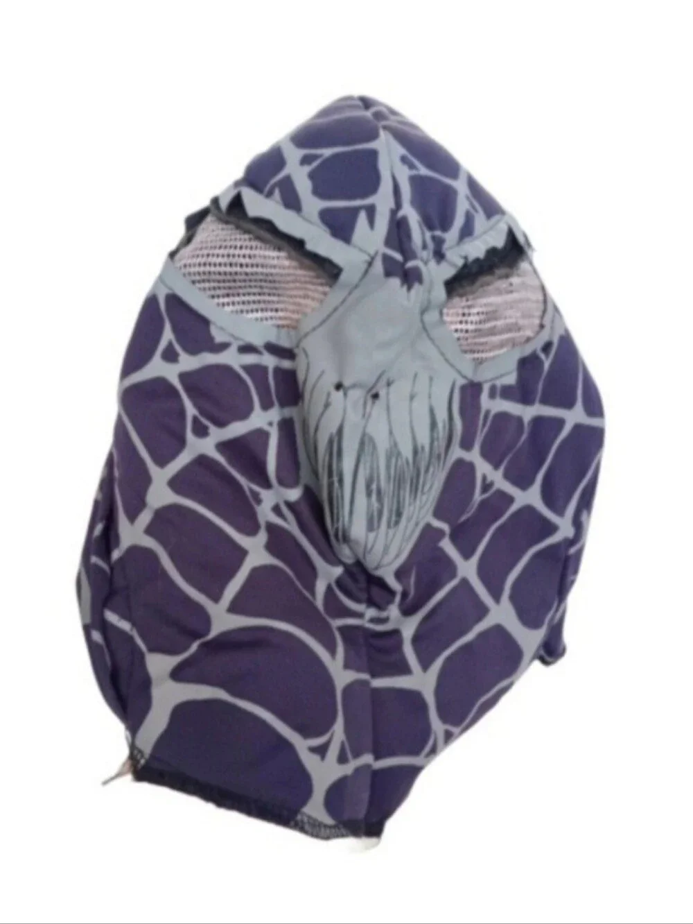 Venom Costume Full Hood Soft Mask | EUC |Dark Purple & Gray